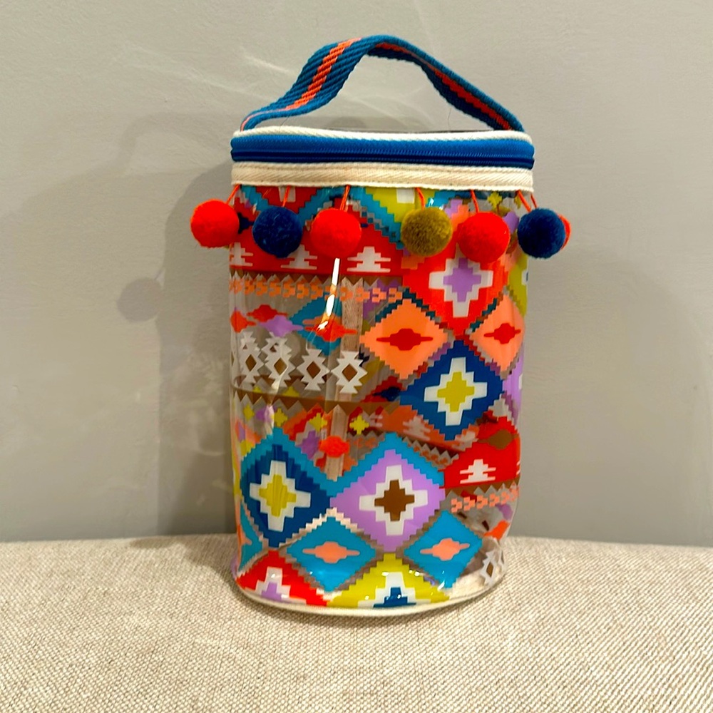 Vera Bradley waterproof cosmetic/suntan lotion bag